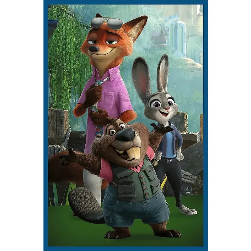 Puzzle Zwierzogród 2, 3 x 80 el. - Zwierzakowe śledztwo