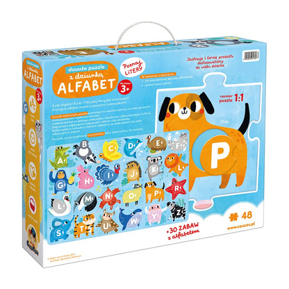CzuCzu Duuuże puzzle z dziurką Alfabet 91262