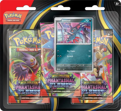 Karty Pokemon TCG Mega Evolution - Phantasmal Flames - 3 - Pack Blister