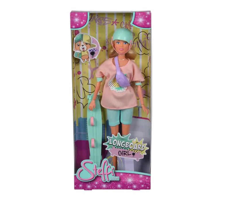 Steffi love steffi na longboardzie