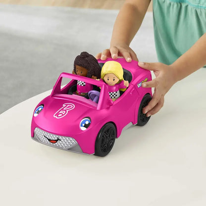 Fisher-price little people cabriolet barbie + figurki