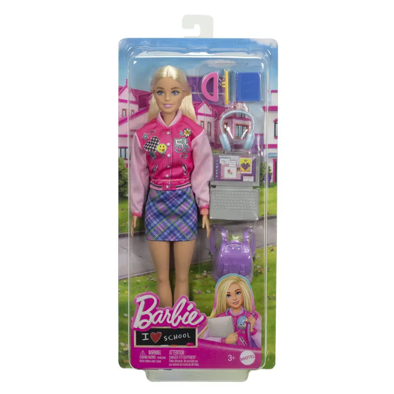 Barbie lalka back to the school