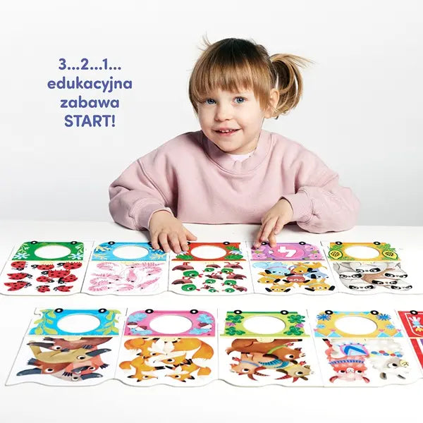 Puzzle z dziurką - Pociąg z cyferkami