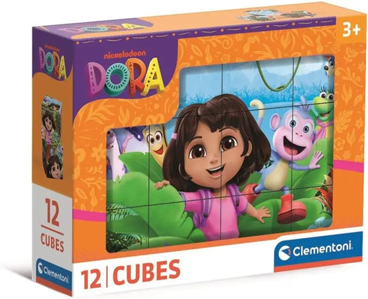 Klocki 12 elementów - Dora