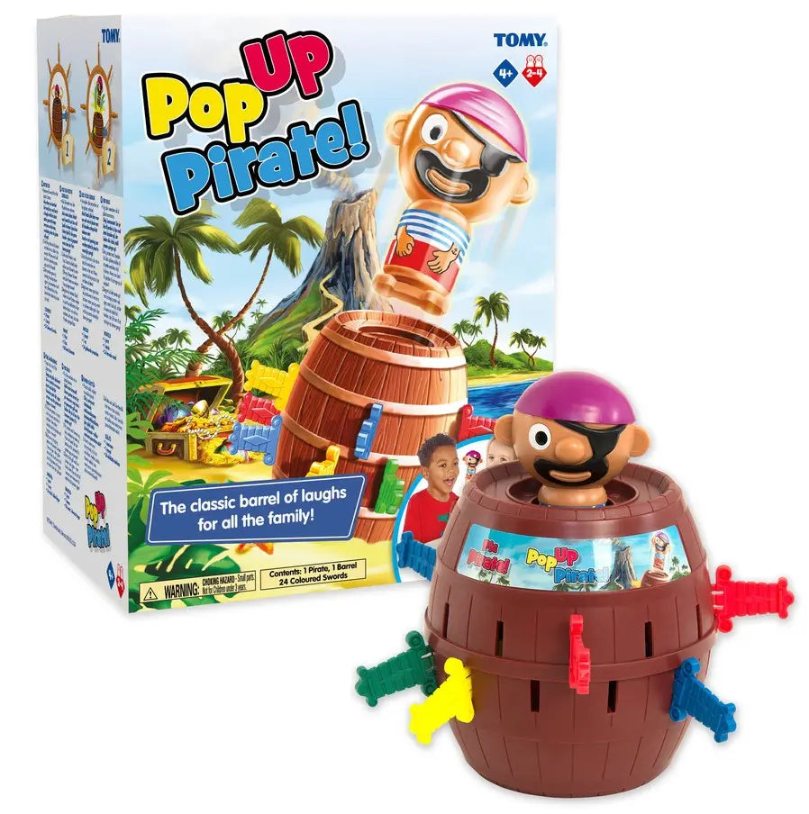 Tomy games gra beczka z wyskakującym piratem