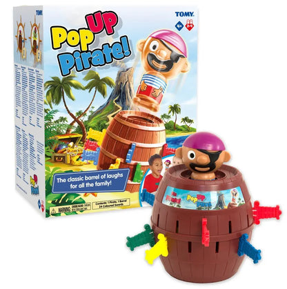 Tomy games gra beczka z wyskakującym piratem