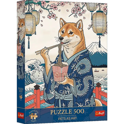 PUZZLE 500 PremPlus PetsAsArt Makaronowa ...37628