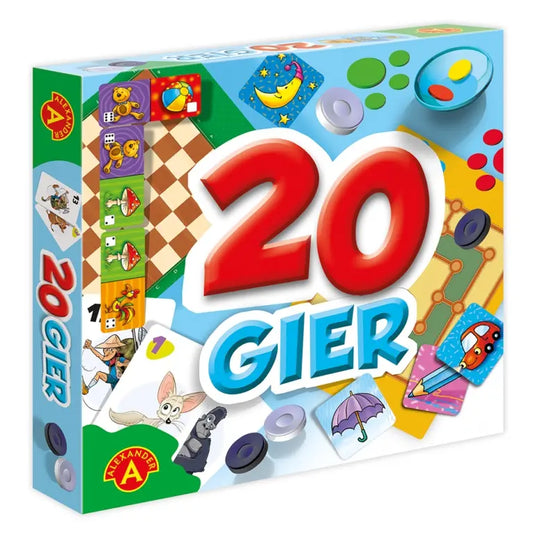 Gry rodzinne Zestaw 20 gier 26559