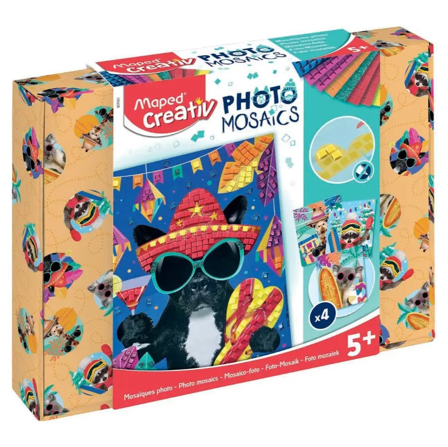 Maped creativ fotomozaiki-zwierzaki podróżniaki