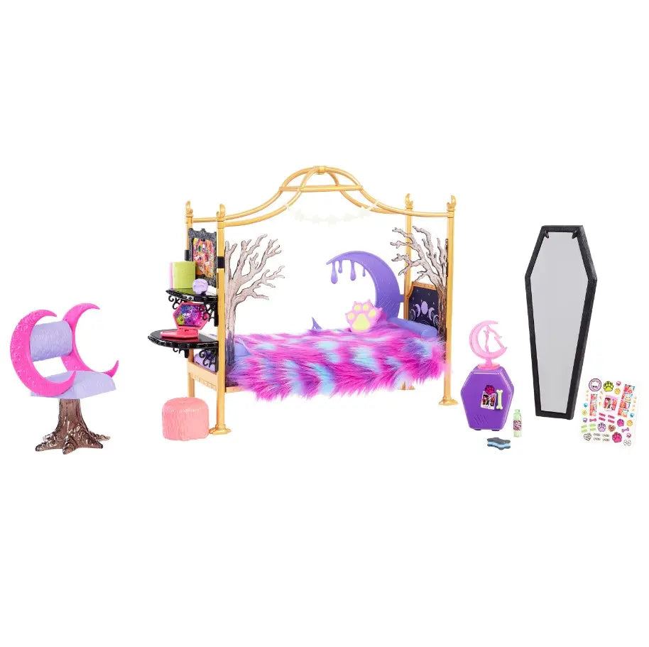 Monster high sypialnia clawdeen wolf