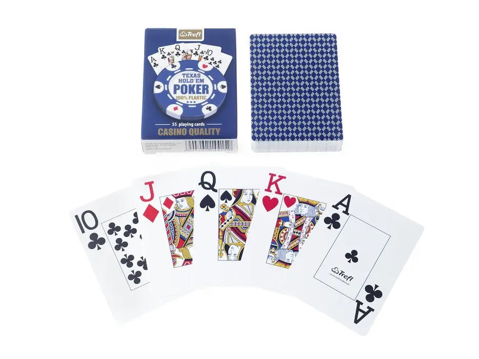 Karty do gry Poker 100% plastik