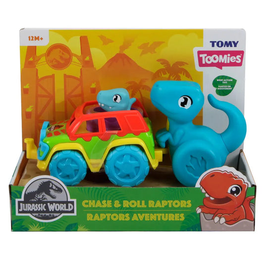 Tomy toomies pojazd z dino + mama dino