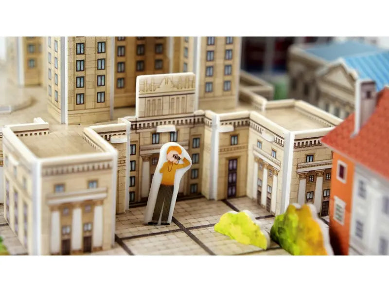 Cubic fun puzzle 3d city line warszawa