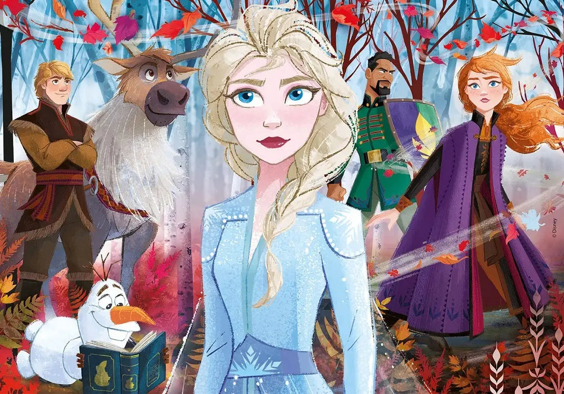 Puzzle 2x20 frozen 2 super kolor