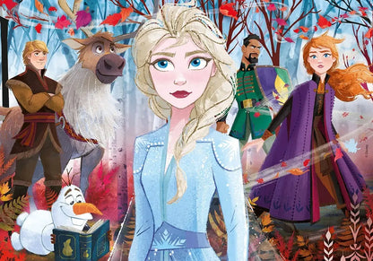Puzzle 2x20 frozen 2 super kolor