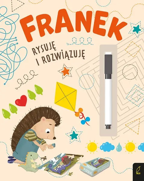 Książka Jeżyk Franek: rysuję i rozwiązuję