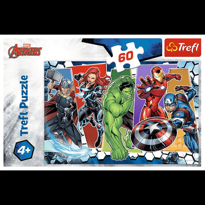 Puzzle 60 niezwyciężeni avengersi marvel