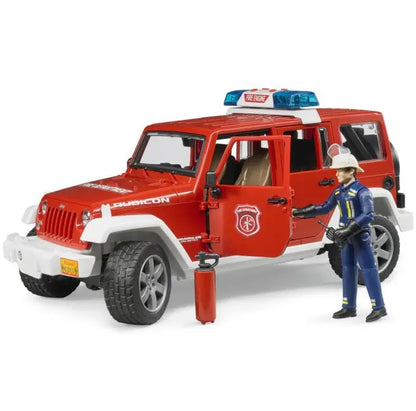 Jeep Wrangler Rubicon straż pożarna z figurką i modułem