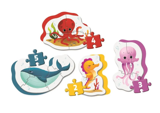 Moje pierwsze puzzle sea life