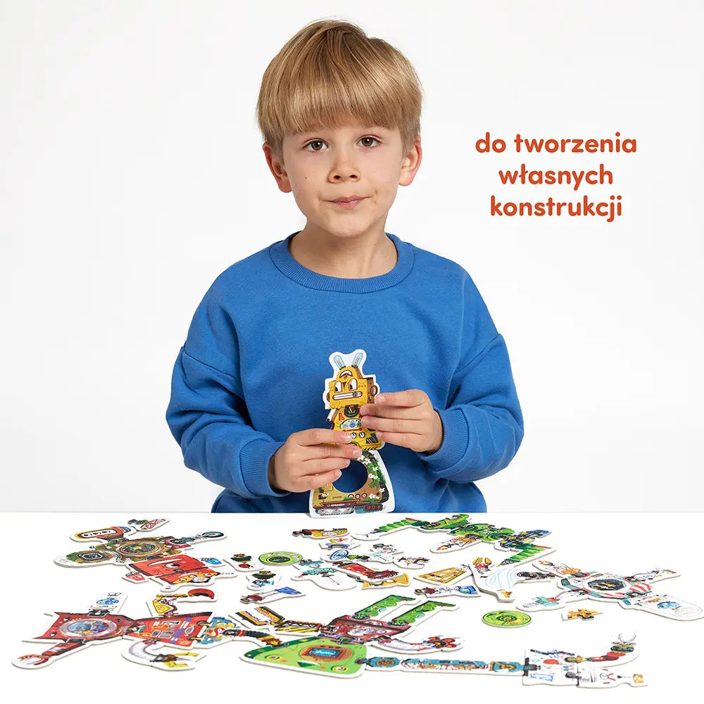 CzuCzu Puzzle kreatywne Robot Lab 3+