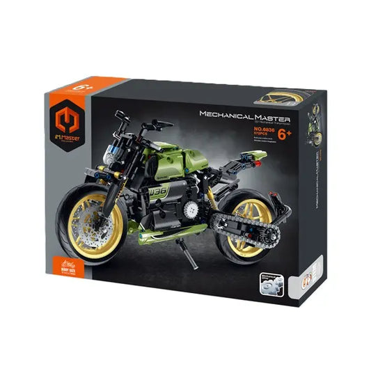 Klocki zielony motocykl - 572 elementy