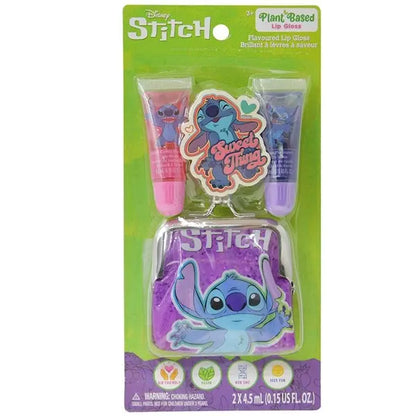 Stitch zestaw 2 błyszczyków do ust z portmonetką