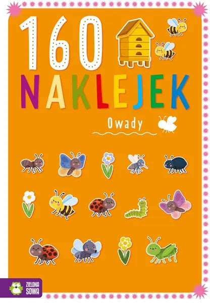 160 naklejek. Owady