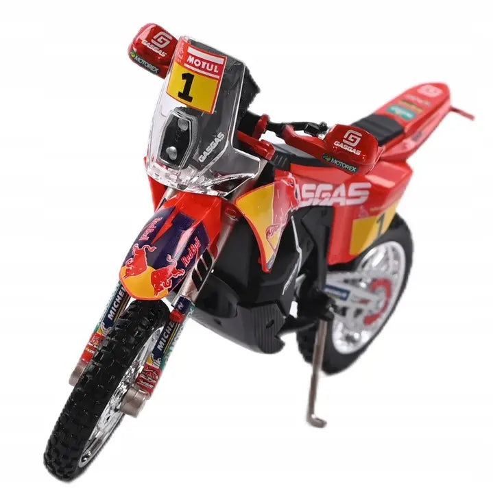 Model motocykl KTM Gasgas RX450F Dakar 2023 1:18