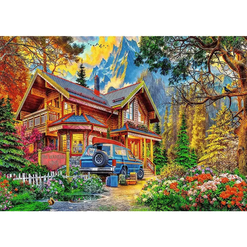 Puzzle 2 x 500 elementów - Wycieczka w góry
