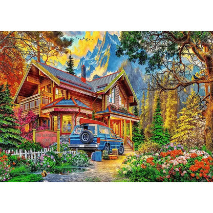 Puzzle 2 x 500 elementów - Wycieczka w góry