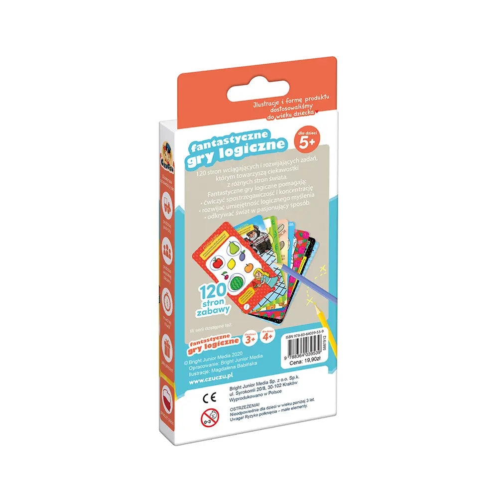 CzuCzu Fantastyczne gry logiczne 5+ 39539
