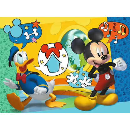 Puzzle 30 elementów myszka miki i wesoły domek
