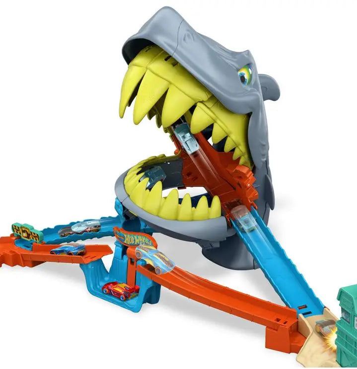 Hot Wheels City - Rekin Starcie na plaży tor + autko