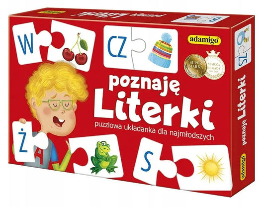 Poznaję literki gra puzzlowa