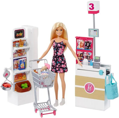 Barbie supermarket zestaw z lalką FRP01 /3