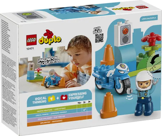Lego Duplo - Niebieski motocykl policyjny