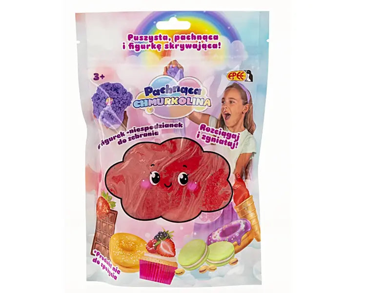 Pachnąca Chmurkolina Deserki – 1-pack z figurką – lody truskawkowe