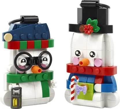 Lego Iconic - Ozdoby z bałwankami
