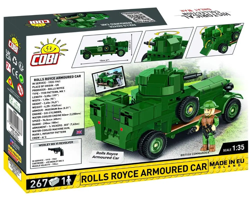 COBI HC GREAT WAR RollsRoyceArmouredCar 267kl 2988