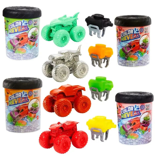 Hot wheels monster trucks color reveal pojazd