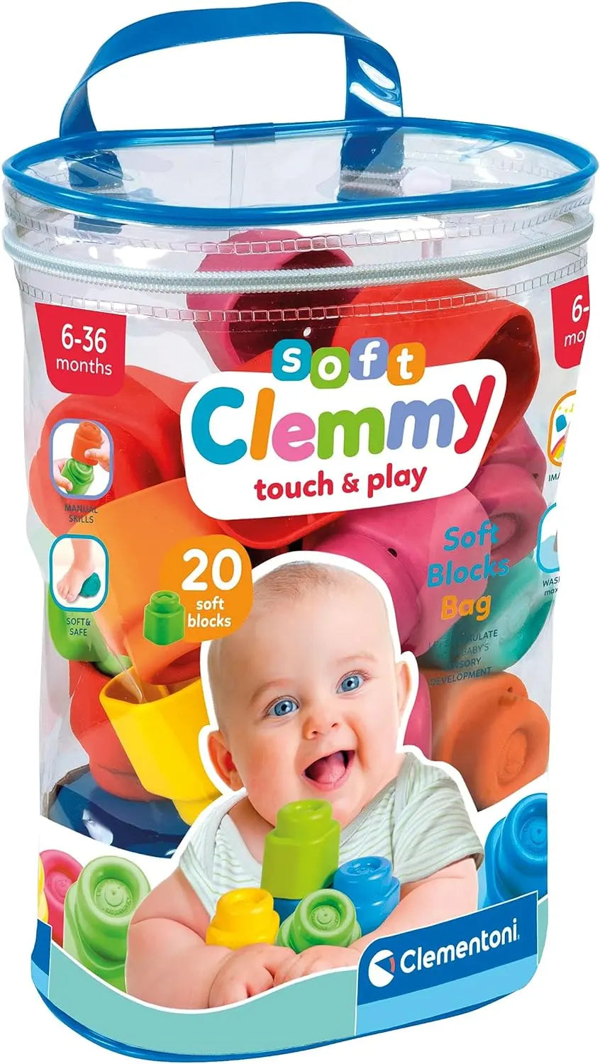 Clementoni baby clemmy woreczek 20 klocków