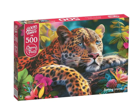 Puzzle 500 Cherrypazzi Reclining Leopard