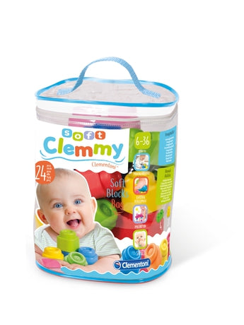 CLE BABY Clemmy zest 24mięk.klocki torba 14889