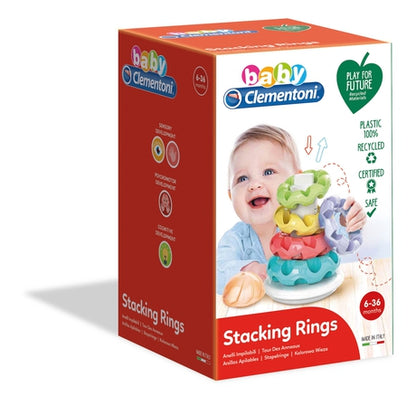 CLE BABY kolorowa wieża układanka /6 17103