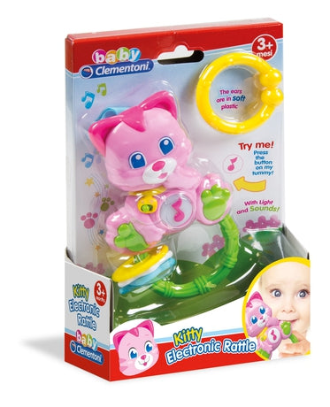 CLE BABY elektroniczna grzechotka kotek 17118
