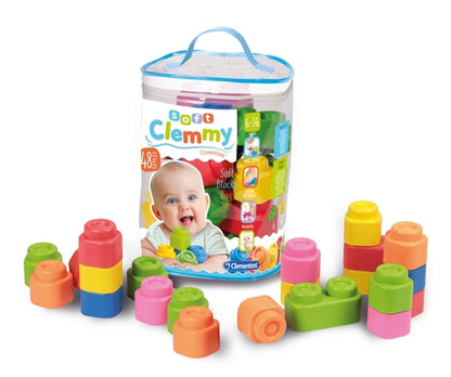 CLE BABY Clemmy woreczek z 48 klockami 17134