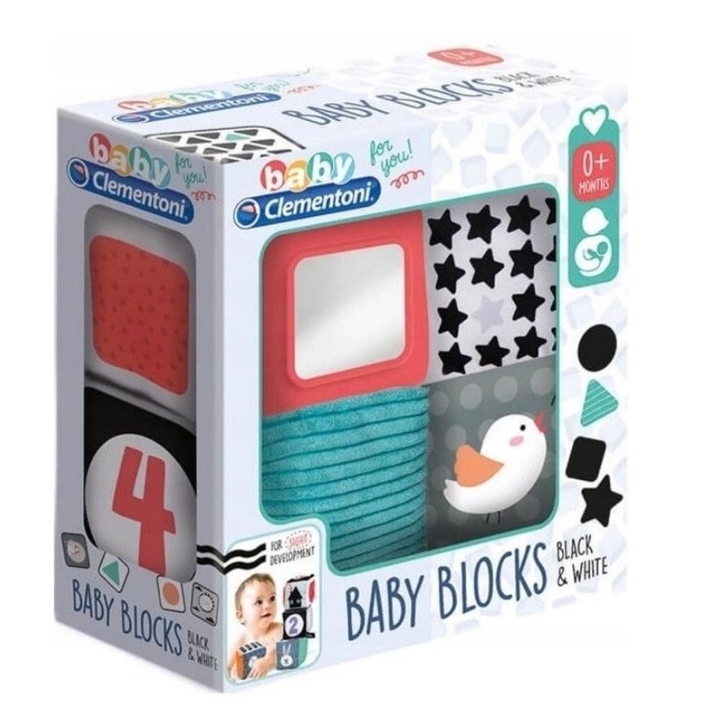 CLE BABY Kostki czarno-białe dla malucha 17356