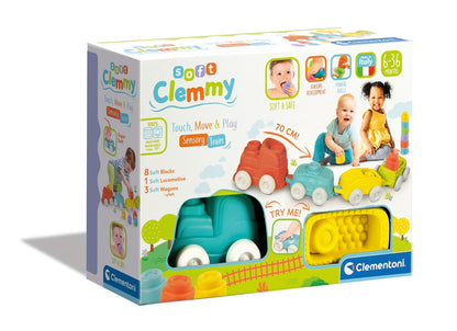 CLE BABY Clemmy Pociąg z klockami 17424