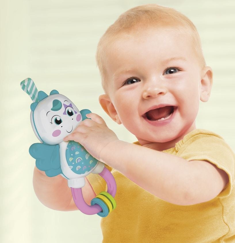 CLE BABY Interaktywna grzechotka Jednorożec 17839