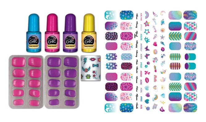 Crazy chic zestaw fluo paznokcie